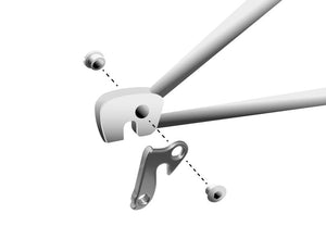 Alloy Gear Derailleur Hanger Dropout Carrera Orange Haro frames
