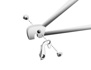 Alloy Gear Derailleur Hanger Dropout Gary Fisher & Trek ( 301608 )